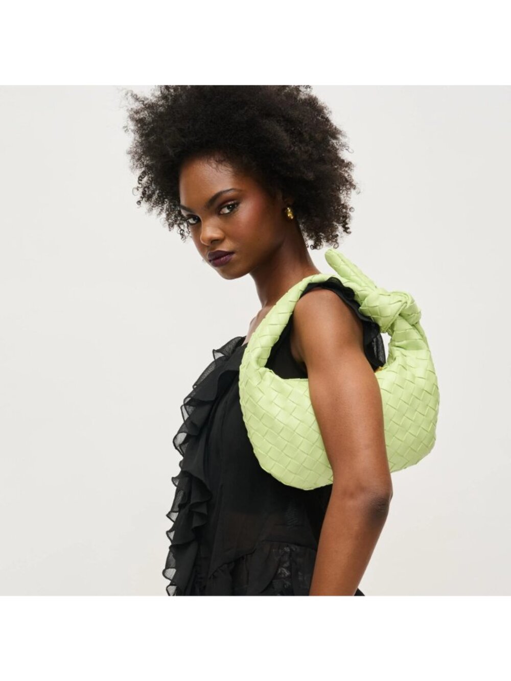 Urban Expressions Lizbeth Clutch Handbag in Pistachio New Womens Tote Bag Purse - Picture 13 of 13